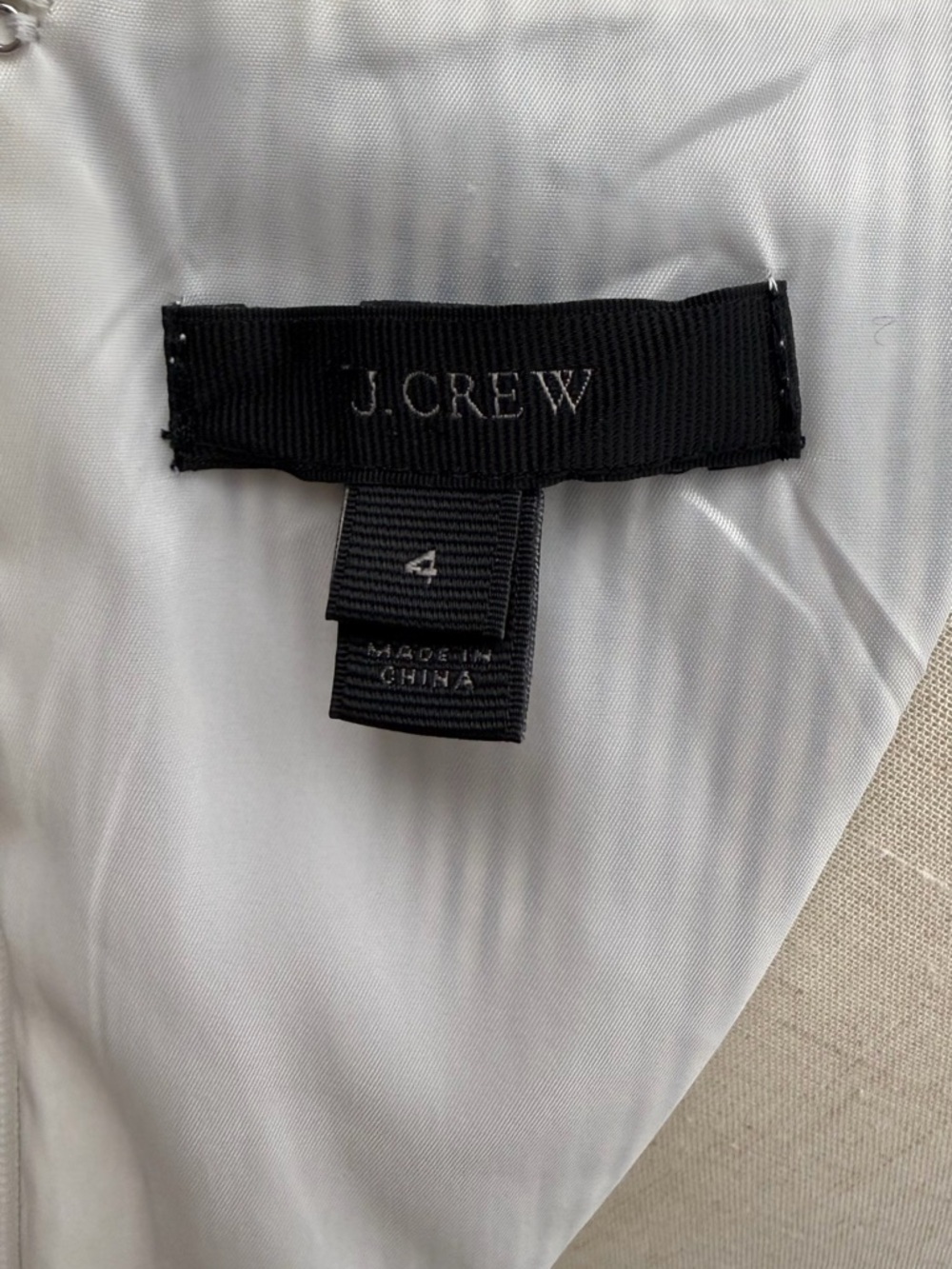 J. Crew Blue and White Striped Midi Seersucker Dress Size 4 - Picture 6 of 10